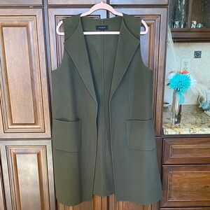 TALBOTS Vest Coatigan Cardigan